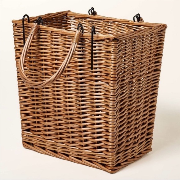 Kate Spade New York Brown Wicker Bicycle Basket. Target Limited - Picture 2 of 3